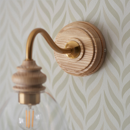 Cotswold 1 Wall Light Natural Ash