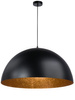 Sfera 70 czarny/miedź lampa wisząca