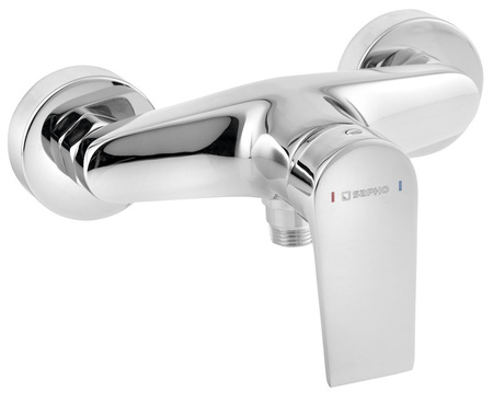 KAI bateria prysznicowa ścienna, chrom