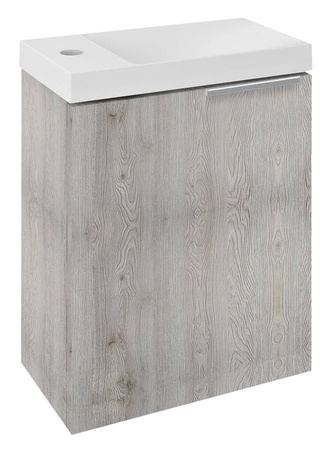 LATUS X szafka umywalkowa 39,4x50x22cm, dąb Mocca