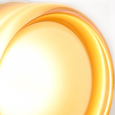 Lampa ścienna CANDY LED 13,5 cm - bursztynowy, minimalistyczny