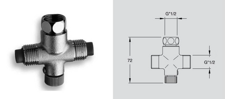 Regulator temperatury do zaworów 1/2"