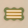 Plafon KLOVER zielony oliwkowy