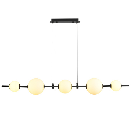 Lampa wisząca MILA czarna 140 cm