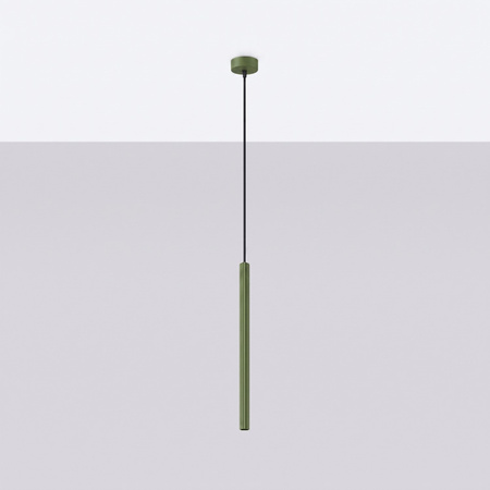 Lampa wisząca ARCHE 1 zielona oliwka