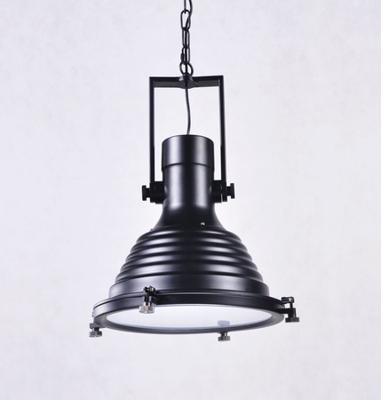 LAMPA WISZĄCA INDUSTRIALNA LOFT CZARNA BOTTI