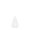 White Confetti Glass Tree Decoration 100x100x150mm