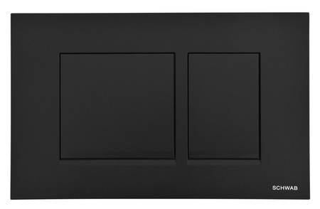 SCHWAB CERES przycisk spłuczki, 246x159 mm, czarny mat
