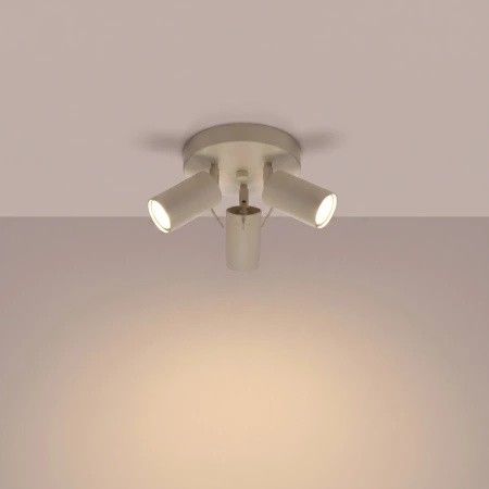 Plafon RING 3P taupe