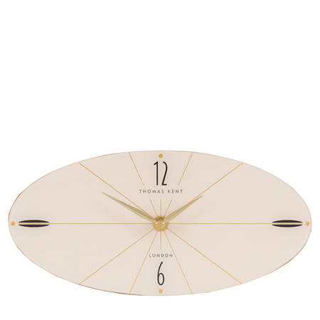 Greenwich Mantel Clock Oak Stripe 130x270x55mm
