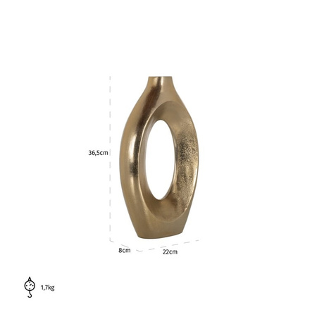 RICHMOND wazon ALMA L złoty