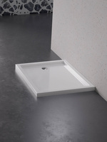 Brodzik NEW CANTARE prostokątny 100x70x4,5 obudowa zintegrowana gł. 2,5 cm, o90