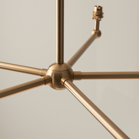 Santiago 5 Pendant Light Fitting Brushed Brass