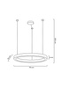 MOOSEE lampa wisząca RING LUXURY 70 złota