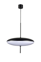 Lampa wisząca PIATTO biało-czarna 50 cm