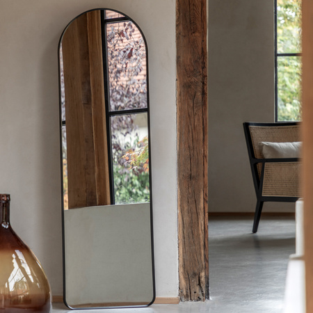 Holworth Arch Mirror Black 450x35x1500mm