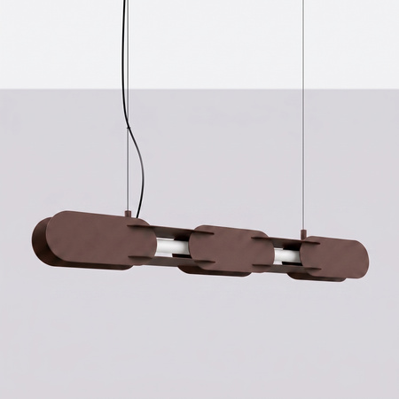 Lampa wisząca CHAIN 91 brązowa LED 3000K
