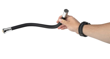 Wylewka elastyczna, 470 mm, 3/4 ", czarny mat