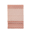 Nalu Knitted Herringbone Throw Apricot 1300x1700mm