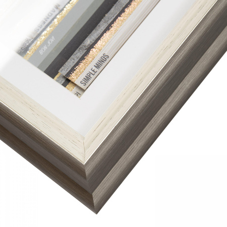 Through the Decades Framed Art 800x40x800mm