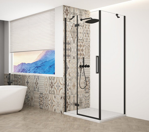 TRINITY BLACK kabina prysznicowa 800x1000mm, szkło czyste, lewe