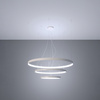 Żyrandol RIO 3 55/78/110 biały LED 4000K