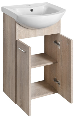 ZOJA szafka umywalkowa 41,5x74x25,3cm, dąb platin