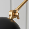 Lehal 1 Wall Light Antique Brass