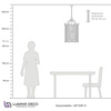 LAMPA WISZĄCA LOFT CHROMOWANA BOSTON W6