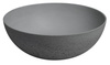 FORMIGO umywalka betonowa nablatowa, średnica 39cm, szary mat