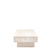 Iowa Coffee Table Whitewash 1500x600x300mm