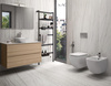 Zestaw METROPOLITAN Miska WC podwiesz. Rimless & deska WC slim W/O biały połysk