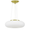 NOWOCZESNA LAMPA WISZĄCA BIAŁO-ZŁOTA BIANTE D38