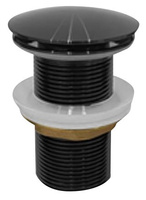 AURUM korek umywalkowy 5/4", klik- klak, gun metal