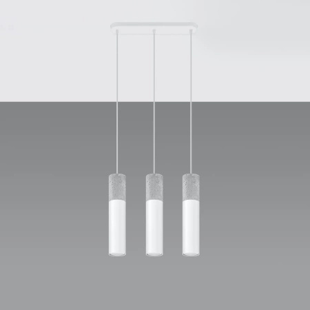 Lampa wisząca BORGIO 3L biały