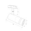 Maxlight M0013Z Reflektor Magnetyczny  System Zigbee 12W 846LM 2700/5000K