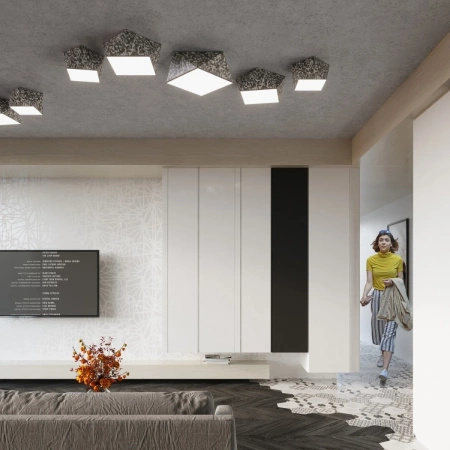 Plafon HEXA 45 cekin