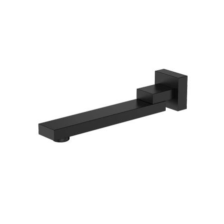 Wylewka wannowa do baterii podtynkowych, czarna