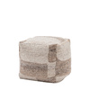 Herning Tonal Pouffe Natural 500x500x450mm