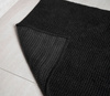 CHENILL dywanik łazienkowy 50x80cm, 100% polyester, czarny
