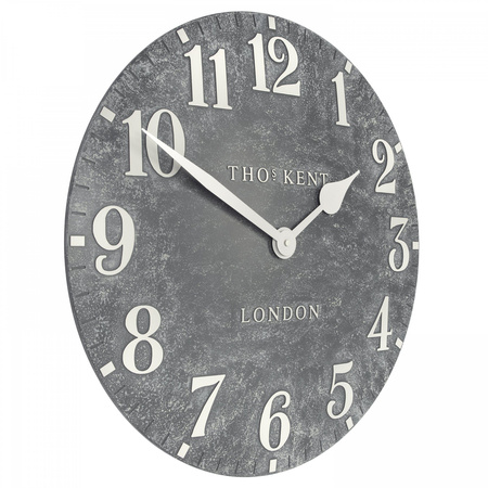 Outdoor Wall Clock Arabic Cement 20in
