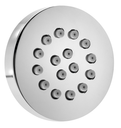 Prysznic ścienny z przegubem obrotowym, okrągły, chrom