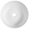 RONDEA umywalka ceramiczna nablatowa średnica 41cm, biały
