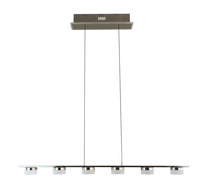 7066-703 Lampa wisząca szóstka CASSIS nikiel-mat