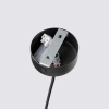 Lampa wisząca PELTA 1 czarna/żółta