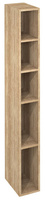 ESPACE słupek wysoki, otwarty z półkami, 20x172x32cm, dąb Alabama