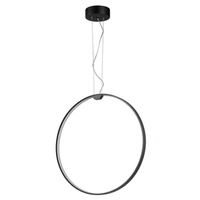 Lampa wisząca ACIRCULO led czarna 50 cm