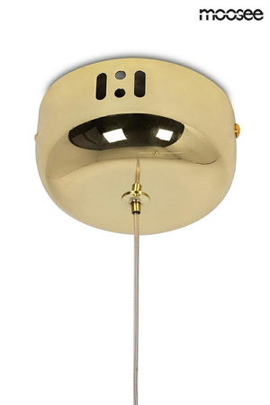 MOOSEE lampa wisząca LIBRA 90 IN  biała / złota