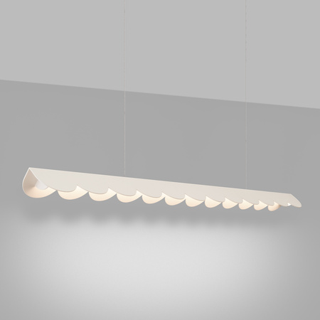 Lampa wisząca BISCUIT beżowa LED 4000K