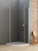 KABINA NEW SOLEO PÓŁOKRĄGŁA U 90x90x195 CZYSTE 6mm ACTIVE SHIELD
